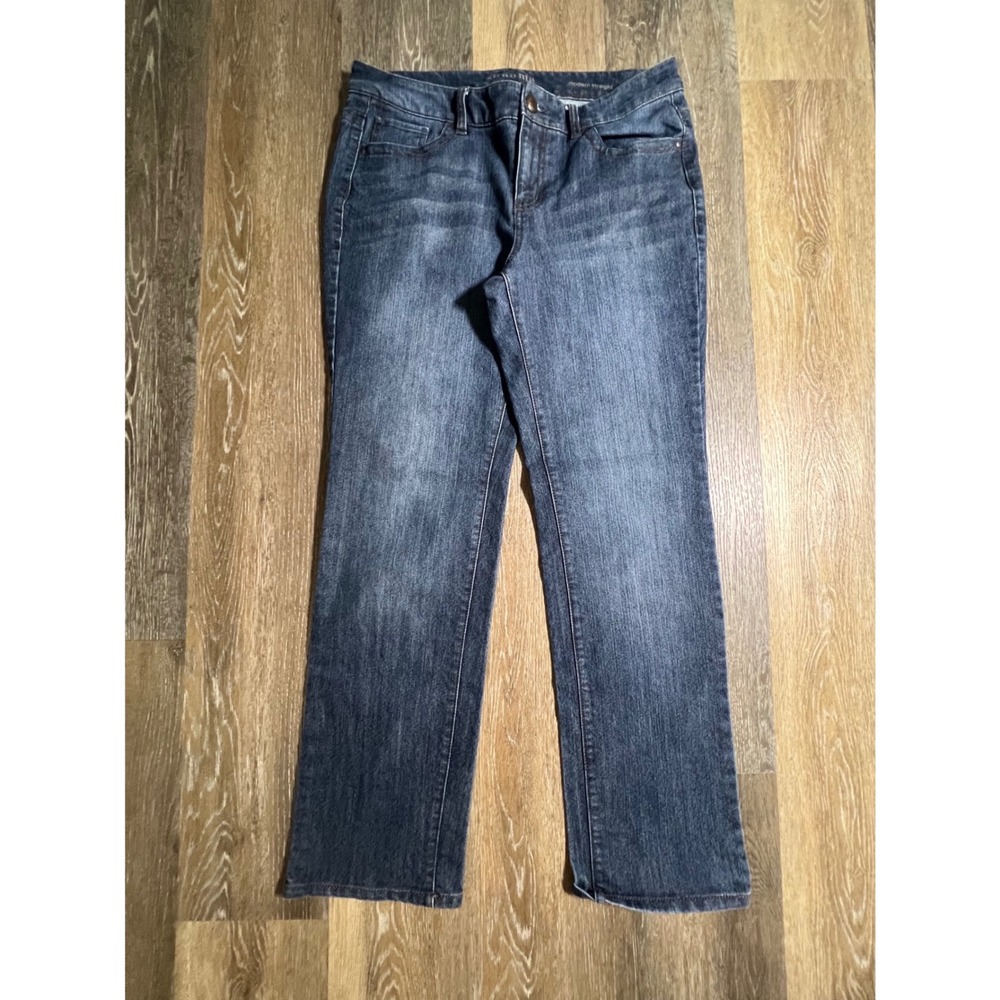 Sonoma Modern Straight Jeans Womens 12 Blue Excellent‎ Stretch Denim Pants